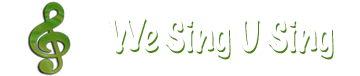 We Sing U Sing Logo